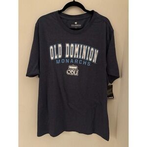 Colosseum Old Dominion Monarchs T Shirt Navy Blue Short Sleeve Mens Size M NWT